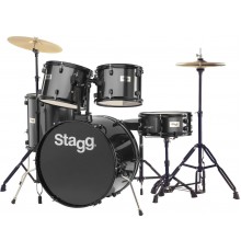 Stagg TIM122BK акустическая барабанная установка, цвет черный
