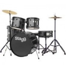 Stagg TIM122BK акустическая барабанная установка, цвет черный