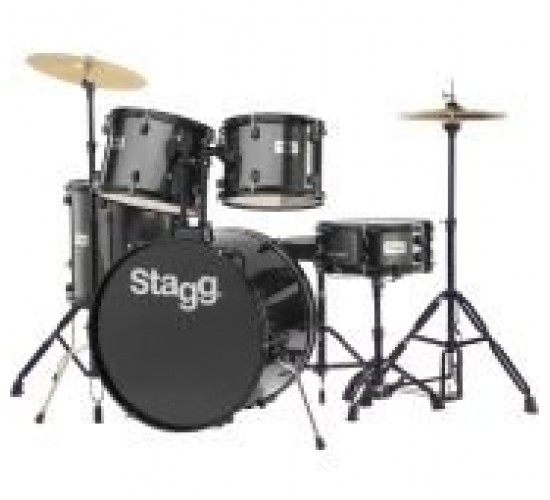 Stagg TIM122BK акустическая барабанная установка, цвет черный