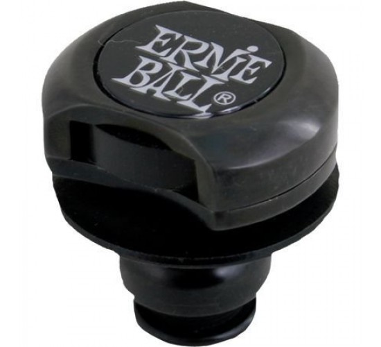 Ernie Ball 4601 замок-фиксатор (стреплок) ремня к гитаре, черный, комплект из 2-х