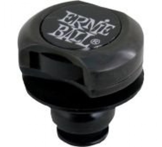 Ernie Ball 4601 замок-фиксатор (стреплок) ремня к гитаре, черный, комплект из 2-х