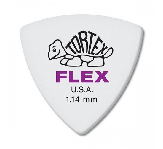 Dunlop Tortex Flex Triangle Медиатор, толщина 1,14мм, треугольный