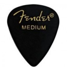 Fender 351 Shape Picks 1 Gross Black Medium медиатор, цвет черный
