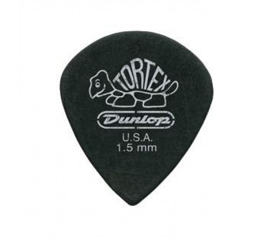 Dunlop Tortex Pitch Black Jazz III Медиатор, толщина 1,50мм