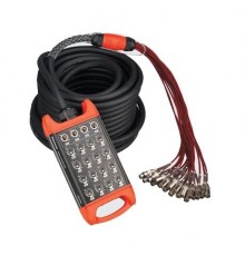 Soundking BCB403-20m Мультикор, сценическая коммутационная коробка 16хXLR входов + 4хXLR выхода, 20m