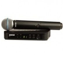 Shure BLX24E/B58 M17 радиосистема вокальная с капсюлем динамического микрофона BETA 58