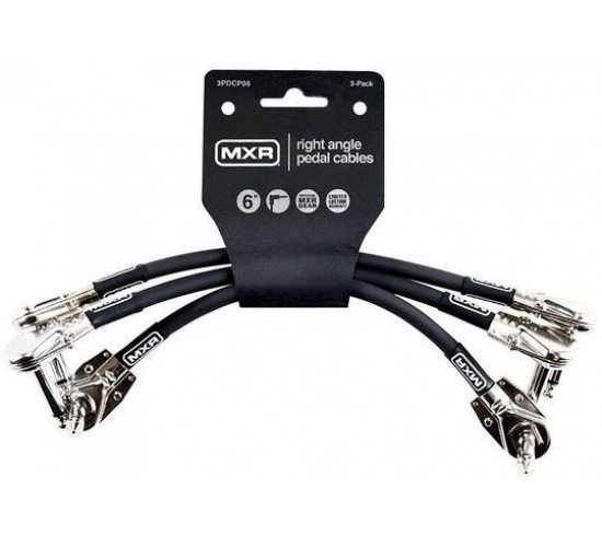 Dunlop 3PDCP06 MXR Коммутационный кабель, 15см, 3шт