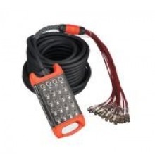 Soundking BCB405-30m Сценическая коммутационная коробка 20хXLR входов + 4хXLR выхода, 30м