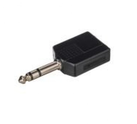 Soundking CC312 Переходник (разъем переходной) 6,35мм, штекер, стерео - 2х6,3мм, гнезда