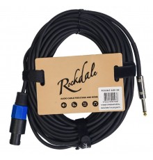 Rockdale SJ001-15M готовый спикерный кабель, разъёмы Speakon X mono jack, длина 15м