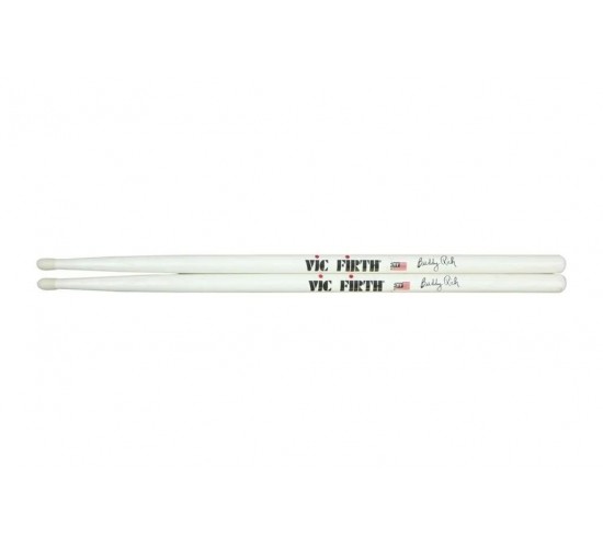 Vic Firth SBRN барабанные палочки Buddy Rich Nylon, нейлоновый каплевидный наконечник, материал орех