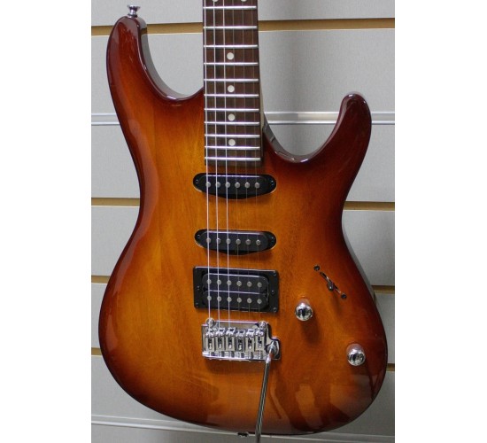 Ibanez GIO GSA60 BS электрогитара, цвет Brown Sunburst USED