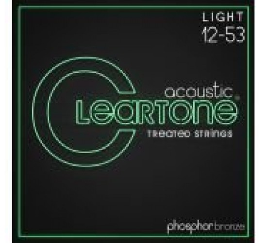 Cleartone 7412 Phosphor Bronze Light Струны для акустической гитары 12-53
