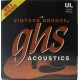 GHS VN-UL Vintage Bronze Комплект струн для акустической гитары (10-46)