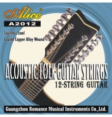 Alice A2012 Комплект струн для 12-струнной гитары медь