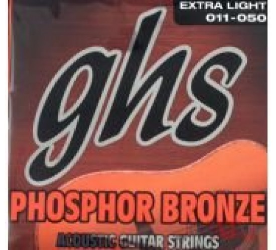 GHS Phosphor Bronze Комплект струн для акустической гитары 11-50