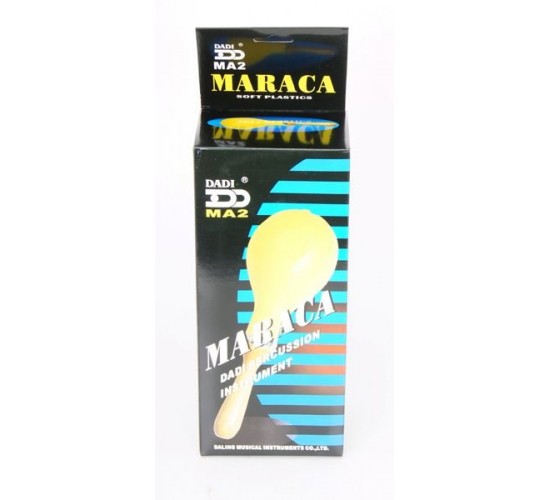 DADI MA02 Маракасы большие на ручке, из мягкого пластика, 2 штуки
