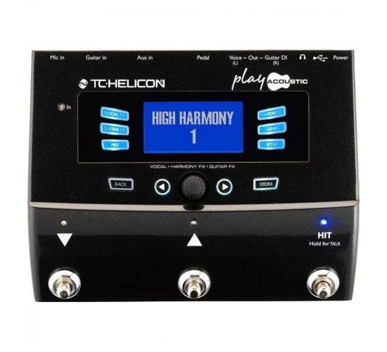 TC Helicon Play Acoustic напольный процессор эффектов / гармонайзер для вокала и акустической гитары