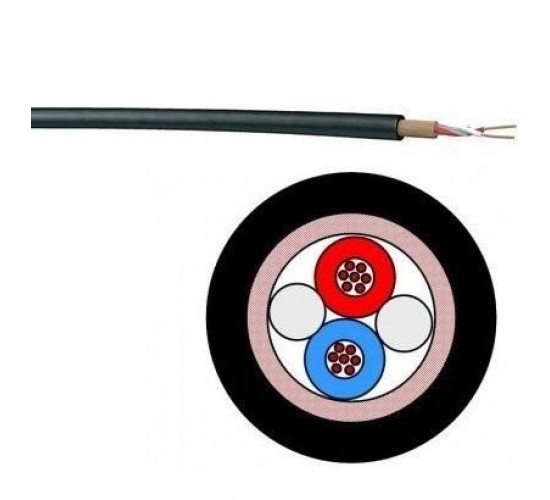 Draka DR MICRO 22 100DC кабель микрофонный, круглый, 6,0 мм, черный.