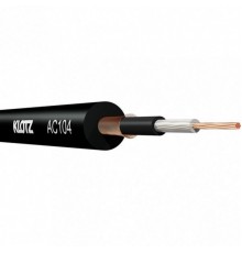 Klotz AC104SW Кабель инструментальный 0,22мм2, черный