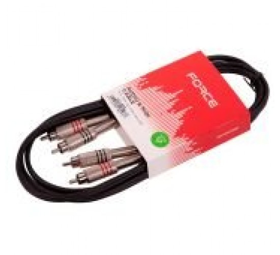 Force FLC-20/2 шнур аудио двойной моно 2RCA-2RCA