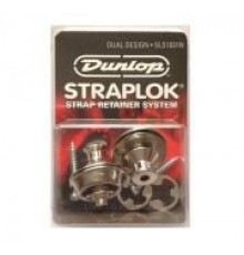 Dunlop SLS1031N Straplok Dual Крепление ремня, никелированное, 2шт