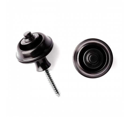 Dunlop SLS1103BK Straplok Original Крепление ремня, черное, 2шт