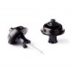 Dunlop SLS1103BK Straplok Original Крепление ремня, черное, 2шт