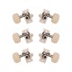 Alice AOD-014CT Комплект одиночной колковой механики, со втулкой, никелированный