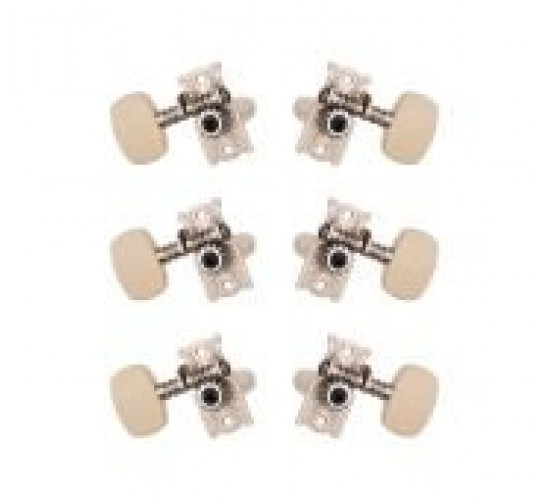 Alice AOD-014CT Комплект одиночной колковой механики, со втулкой, никелированный