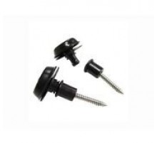 Dunlop SLS1403BK Straplok Flush Крепление ремня, черное, 2шт