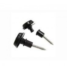 Dunlop SLS1403BK Straplok Flush Крепление ремня, черное, 2шт