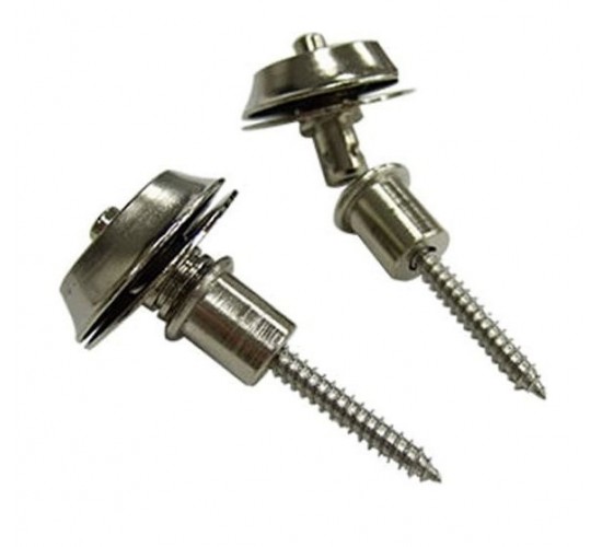 Dunlop SLS1401N Straplok Flush Крепление ремня, никелированное, 2шт