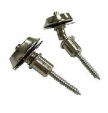 Dunlop SLS1401N Straplok Flush Крепление ремня, никелированное, 2шт