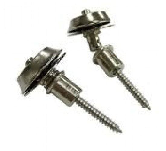 Dunlop SLS1401N Straplok Flush Крепление ремня, никелированное, 2шт