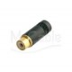 Rean NYS372P-BG разъем RCA гнездо на кабель 7.2 мм, черный