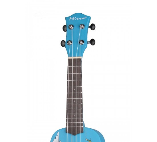 Mirra UK-300-21-YD Укулеле сопрано, с рисунком Сartoon (мультики)