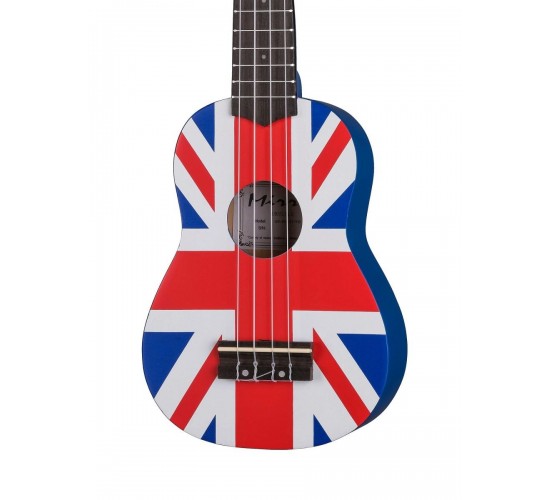 Mirra UK-300-21-YG укулеле сопрано, с рисунком (британский флаг)