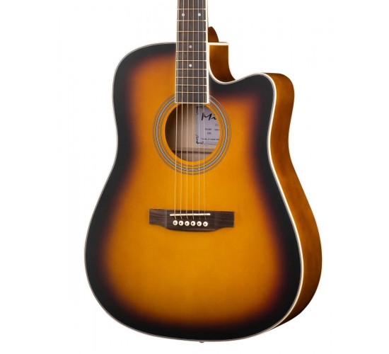 Mirra WM-C4115-SB Гитара акустическая, с вырезом, санберст