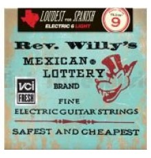 Dunlop RWN0942 Rev. Willy's Lottery комплект струн для электрогитары, никелированные, Light, 9-42