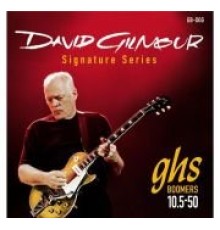 GHS David Gilmour Red Signature комплект струн для электрогитары, никелированная сталь, 10.5-50