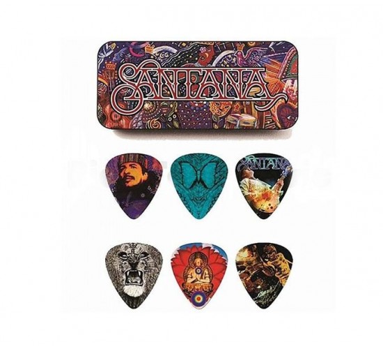Dunlop SANPT01M Carlos Santana Медиаторы, средние