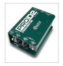 Radial ProD2 двухканальный дибокс, вход 2x 1/4«TRS, сквозной 2x 1/4» TRS, выход 2 x XLR