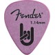 Fender Rock On Touring медиатор 1,14 мм, цвет фиолетовый