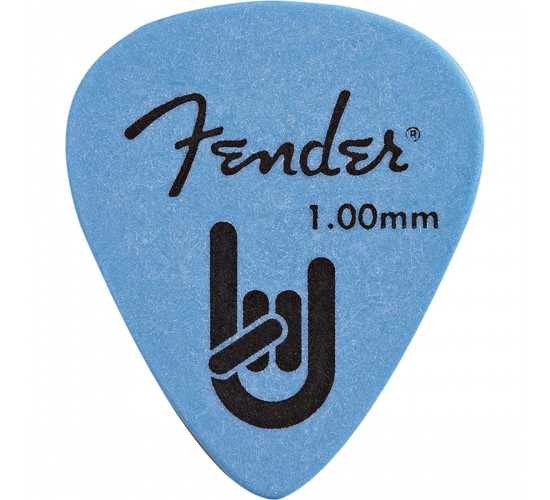 Fender Rock On Touring медиатор 1,00 мм, цвет синий
