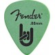 Fender Rock On Touring медиатор 0,88 мм, цвет зеленый