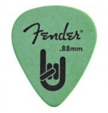 Fender Rock On Touring медиатор 0,88 мм, цвет зеленый