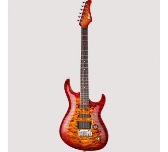 Cort G-Custom TES электрогитара, цвет Tiger Eye Sunburst USED