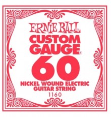 Ernie Ball 1160 струна для электро и акустических гитар. Сталь, калибр .060