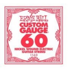 Ernie Ball 1160 струна для электро и акустических гитар. Сталь, калибр .060